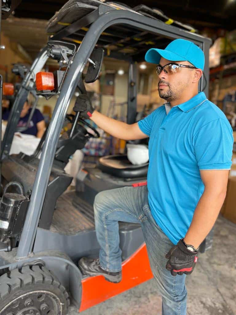 Custom Sky Blue W212 Coolfit Polo Shirt} - Image 3
