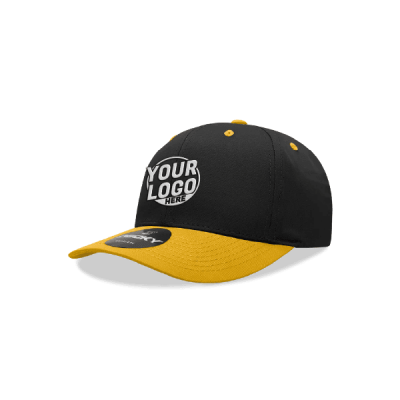 Embroidered Black Gold Dad Hat