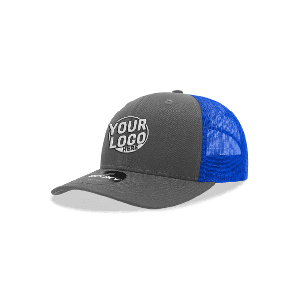 Charcoal Neon Blue Shirt