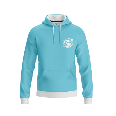 Custom Cyan Hoodie