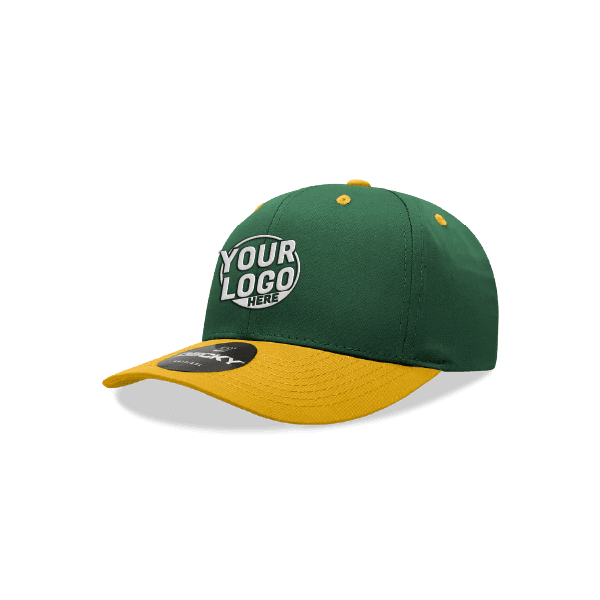 Embroidered Forest Gold Dad Hat