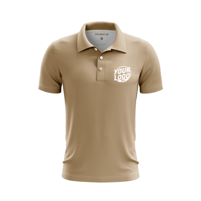 Custom Gold Polo Shirt