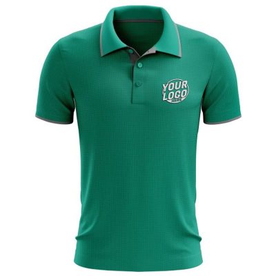 Custom Green W211 Coolfit Polo Shirt