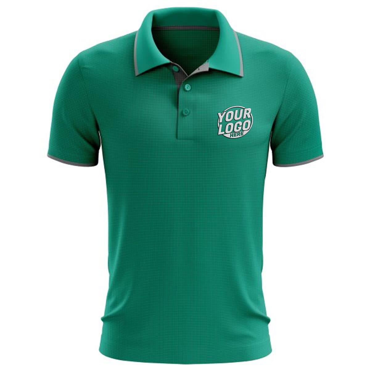 Custom Green W211 Coolfit Polo Shirt