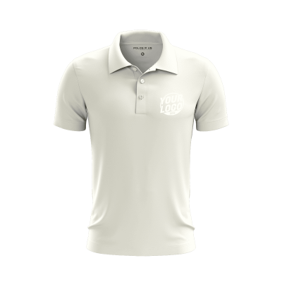 Custom Ivory Polo Shirt