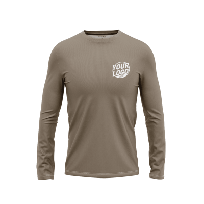 Custom Khaki Long Sleeve Shirt