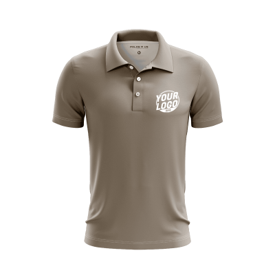 Custom Khaki Polo Shirt