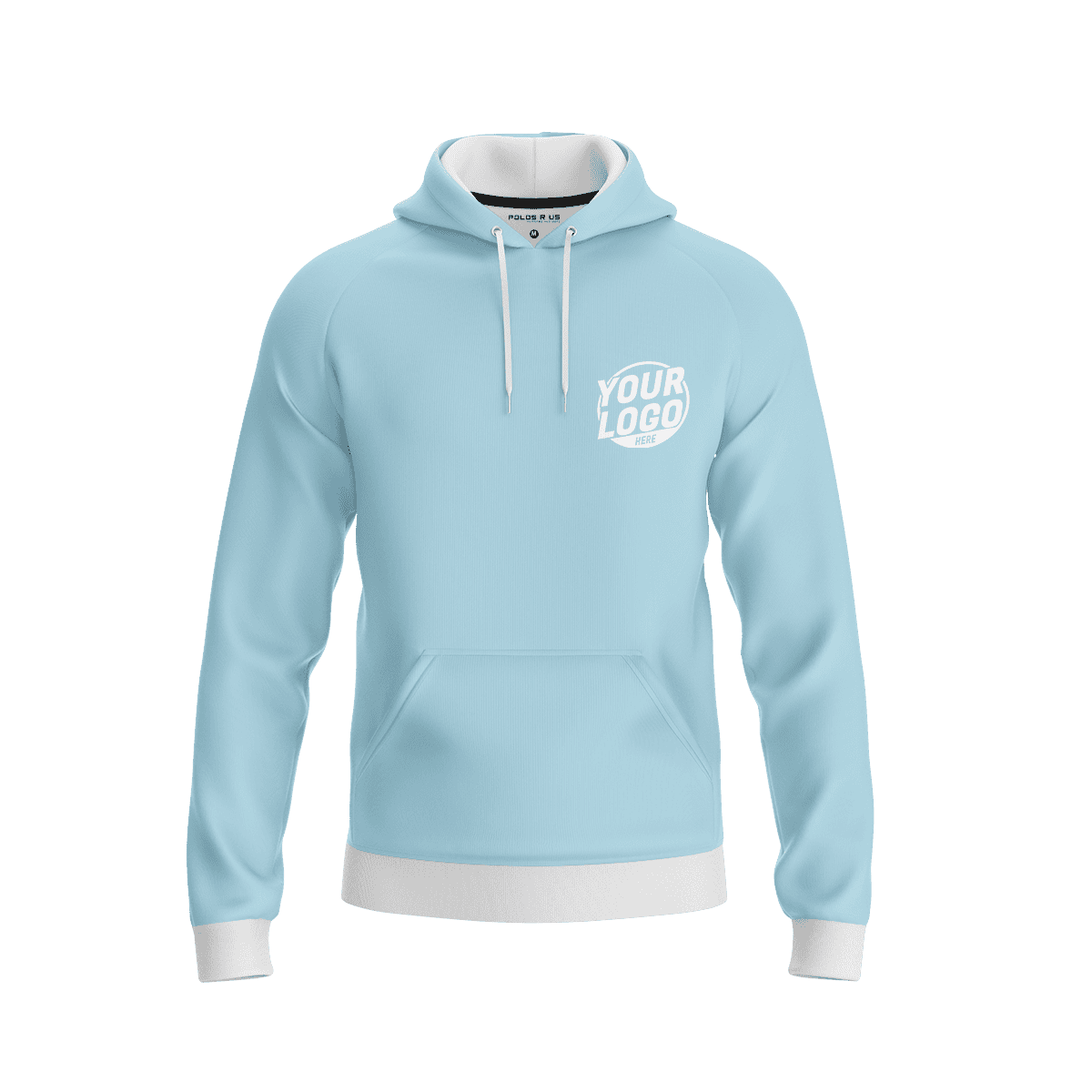 Custom Light Blue Hoodie