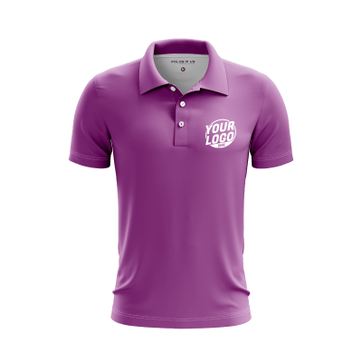 Custom Magenta Polo Shirt