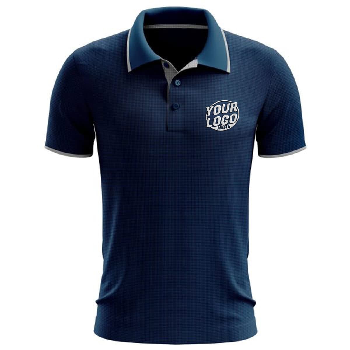 Custom Navy Blue W238 Coolfit Polo Shirt
