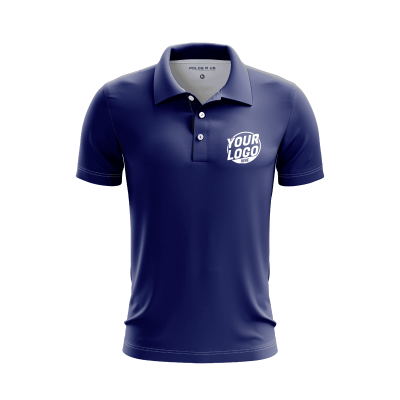 Custom Navy Polo Shirt