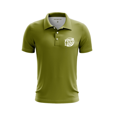 Custom Olive Polo Shirt