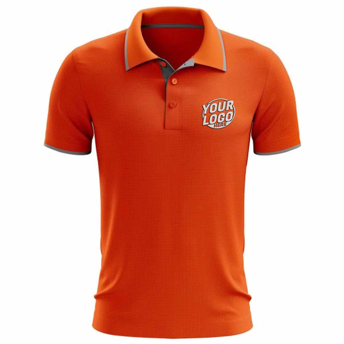 Custom Orange W207 Coolfit Polo Shirt