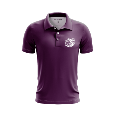 Custom Plum Polo Shirt