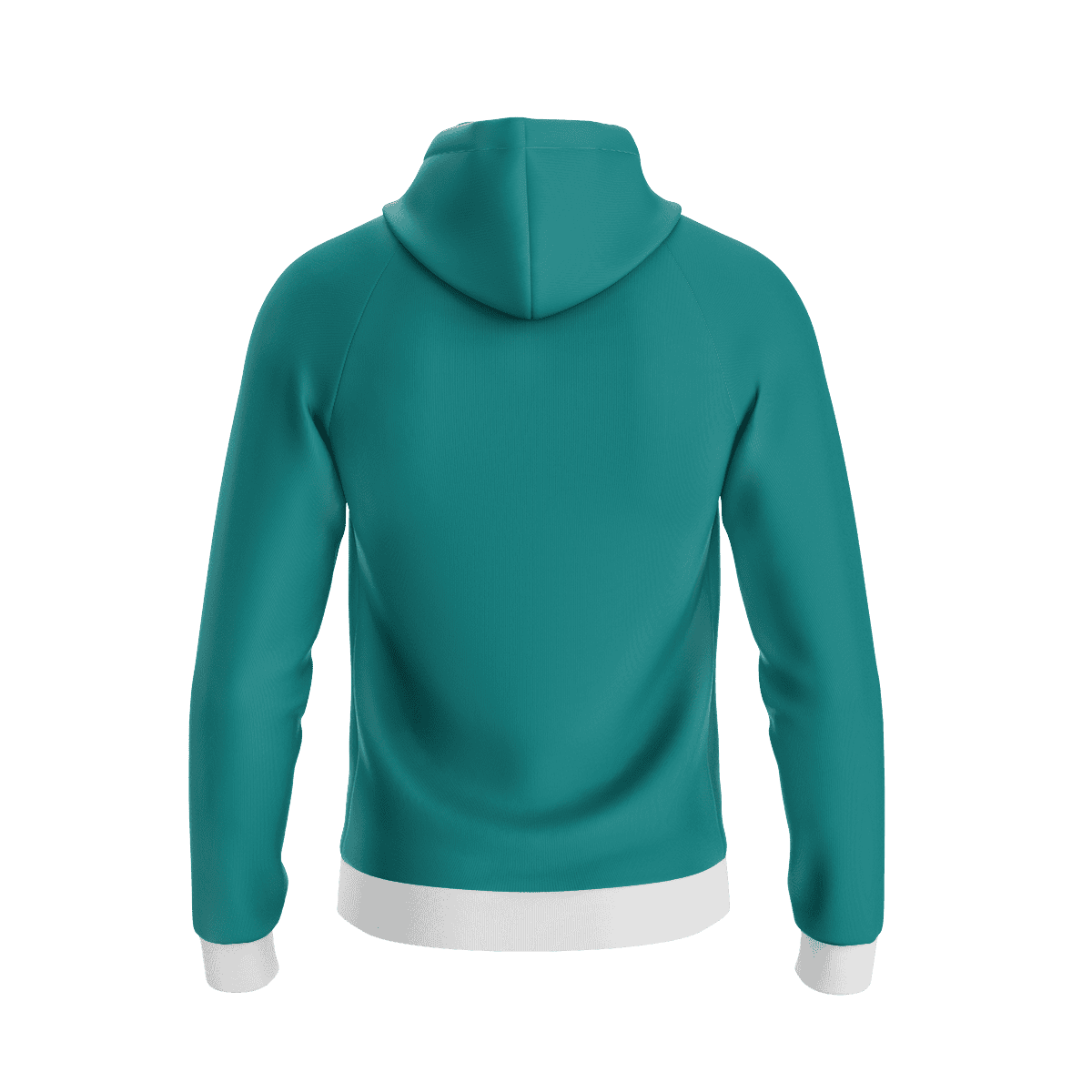 Custom Teal Hoodie - Image 2