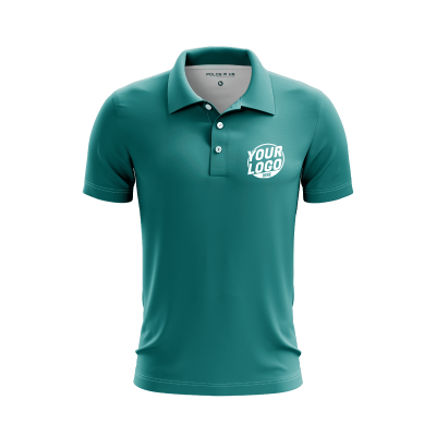 Custom Teal Polo Shirt