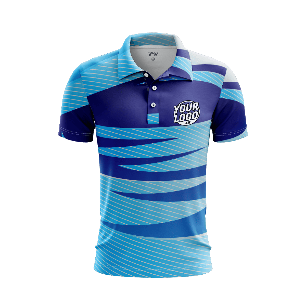 Custom Alpha Grid Polo Shirt