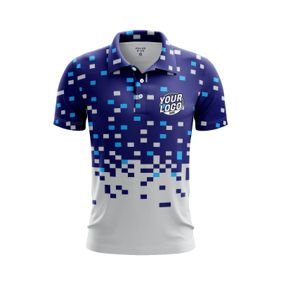 Custom Aqua Surge Polo Shirt