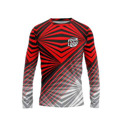 Custom Aurora Mesh Long Sleeve Shirt