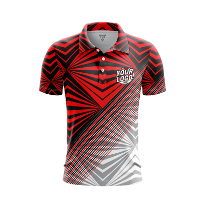 Custom Aurora Mesh Polo Shirt