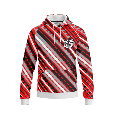 Custom Bold Streaks Hoodie