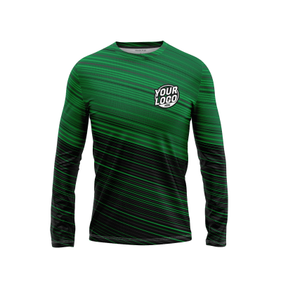 Custom Corporate Wave Long Sleeve Shirt