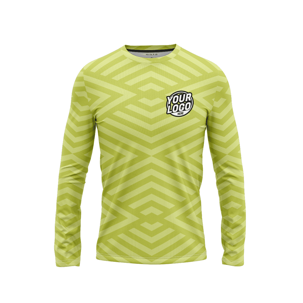 Custom Dynamic Grid Long Sleeve Shirt