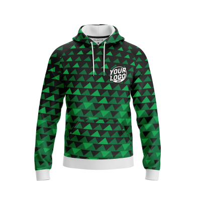 Custom Emerald Circuit Hoodie