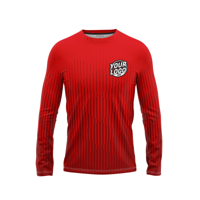 Custom Glitch Frame Long Sleeve Shirt