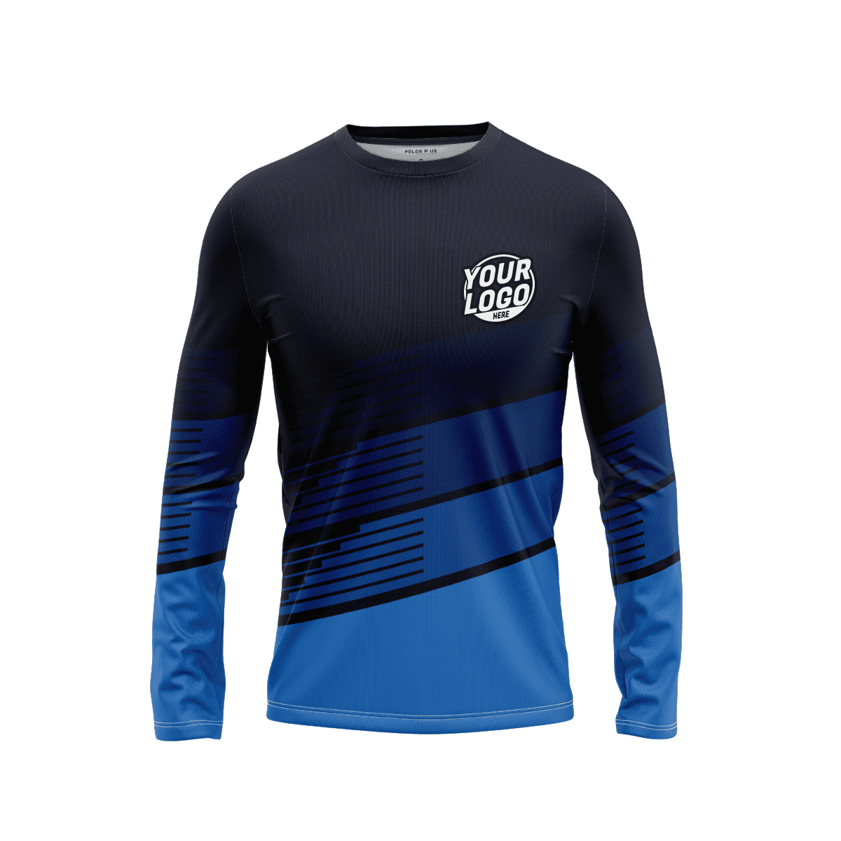 Custom Quantum Grid Long Sleeve Shirt