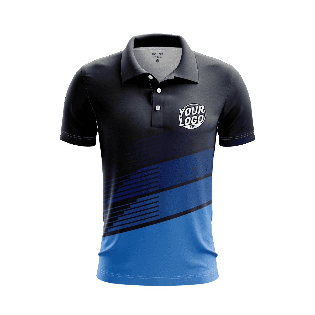 Custom Quantum Grid Polo Shirt