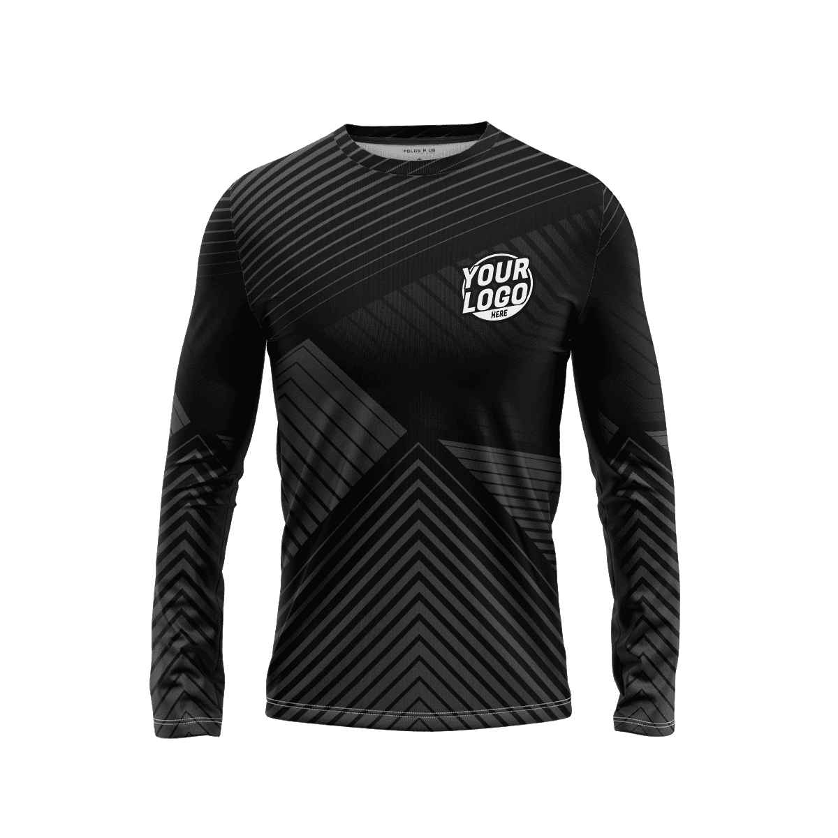 Custom Dark Streak Long Sleeve Shirt