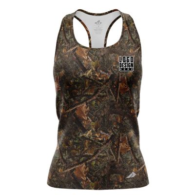Leaves Camo Women’s Tank Tops