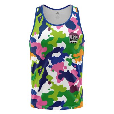 Party Camo Men’s Tank Tops