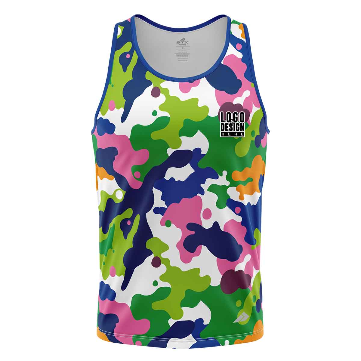 Party Camo Men’s Tank Tops