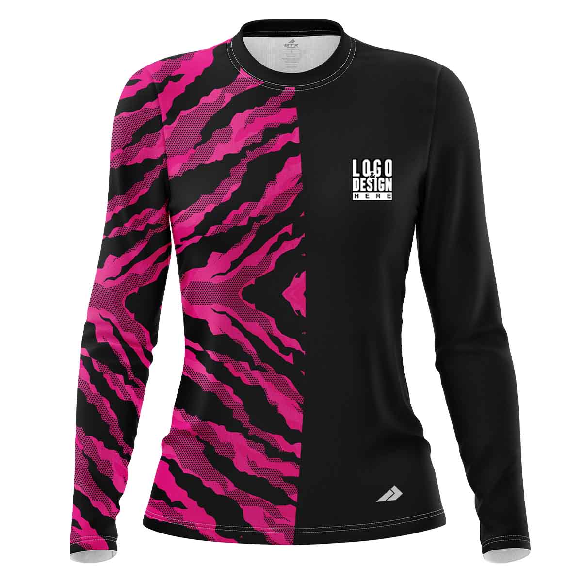 Mirrored Tie Dye Women’s Long Sleeves