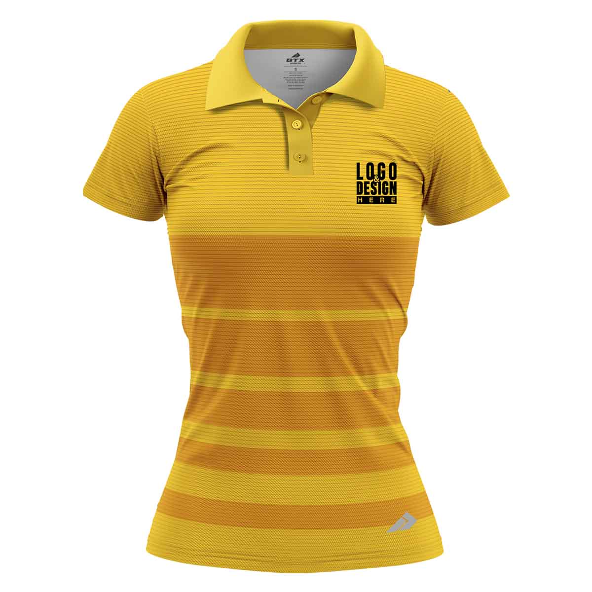 Horizontal Stripes Women’s Polo Shirts