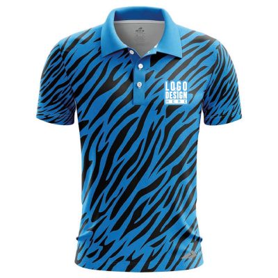 Zebra Stripes Men’s Polo Shirts