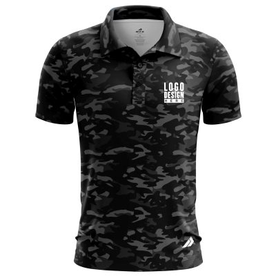 Basic Camouflage Men’s Polo Shirts