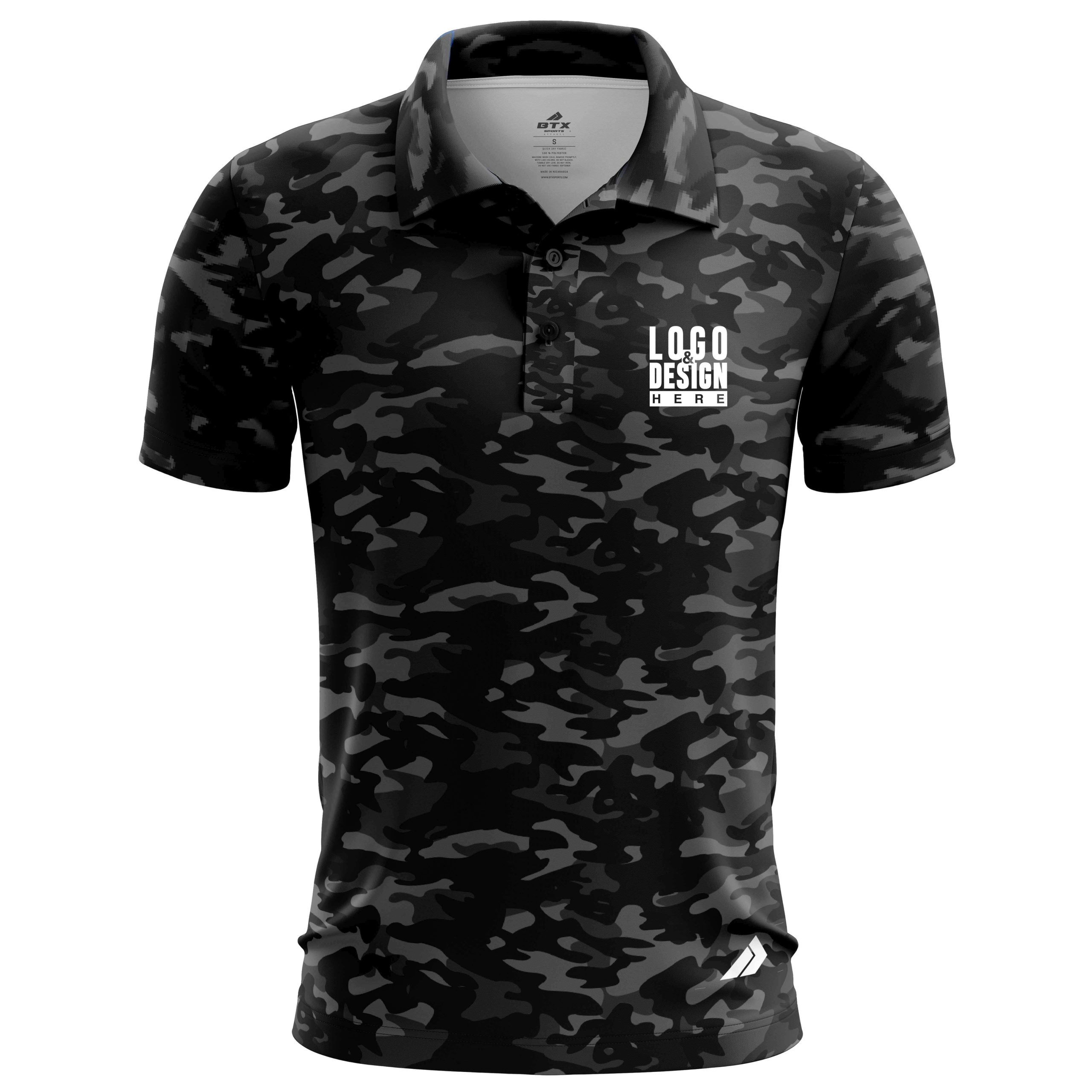 Basic Camouflage Men’s Polo Shirts
