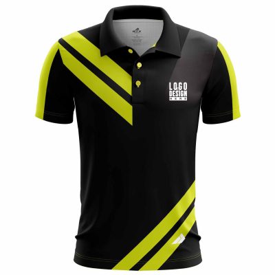 Angular Stripes Men’s Polo Shirts