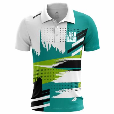 Vector Landscape Men’s Polo Shirts