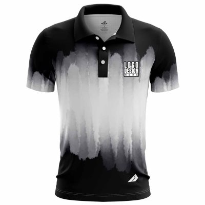 Brushed Center White Men’s Polo Shirts
