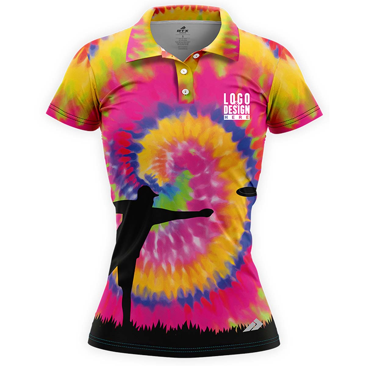 Custom Flight Crew Women’s Disc Golf Polo Uniform