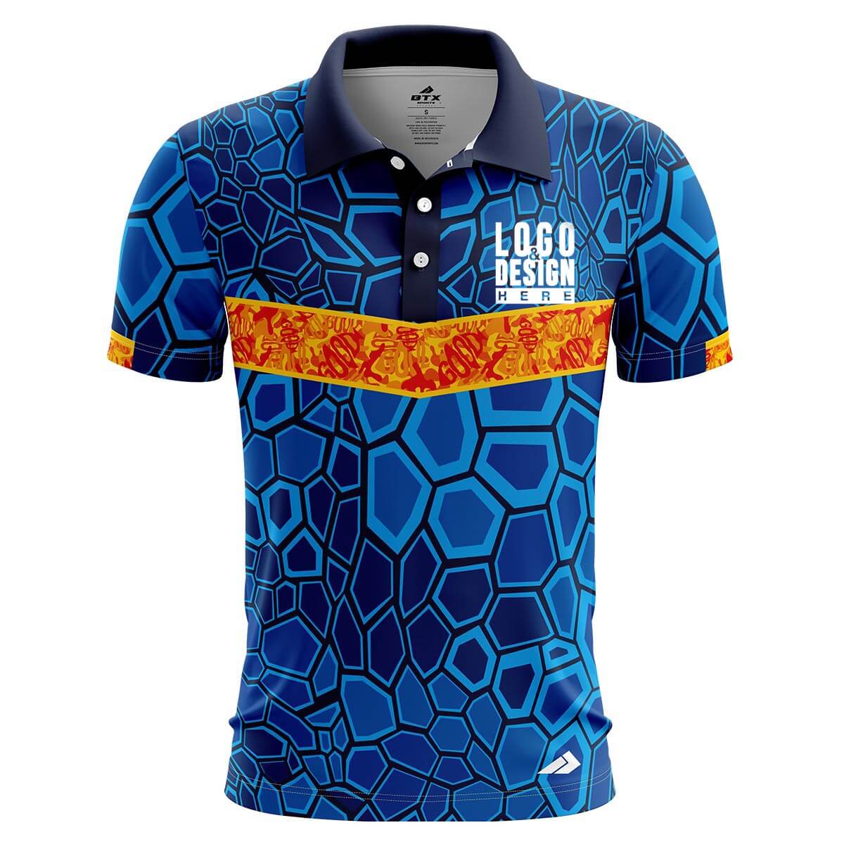 Custom Fisherman’s Best Men’s Fishing Polo Uniform