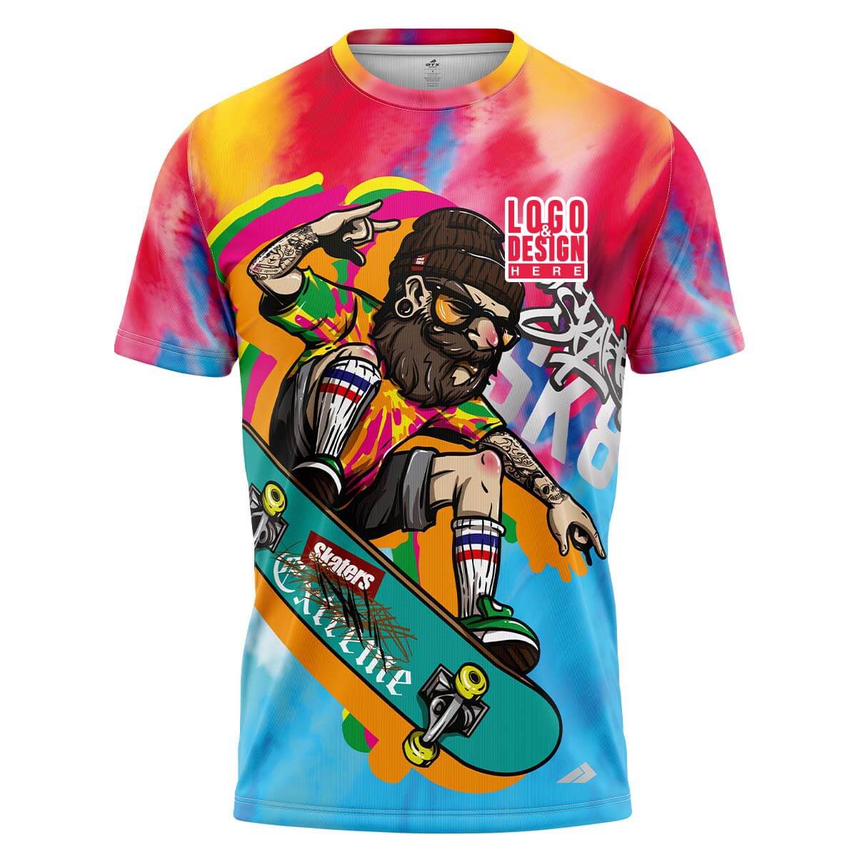 Custom FlipFury Men’s Skateboarding Jersey Uniform