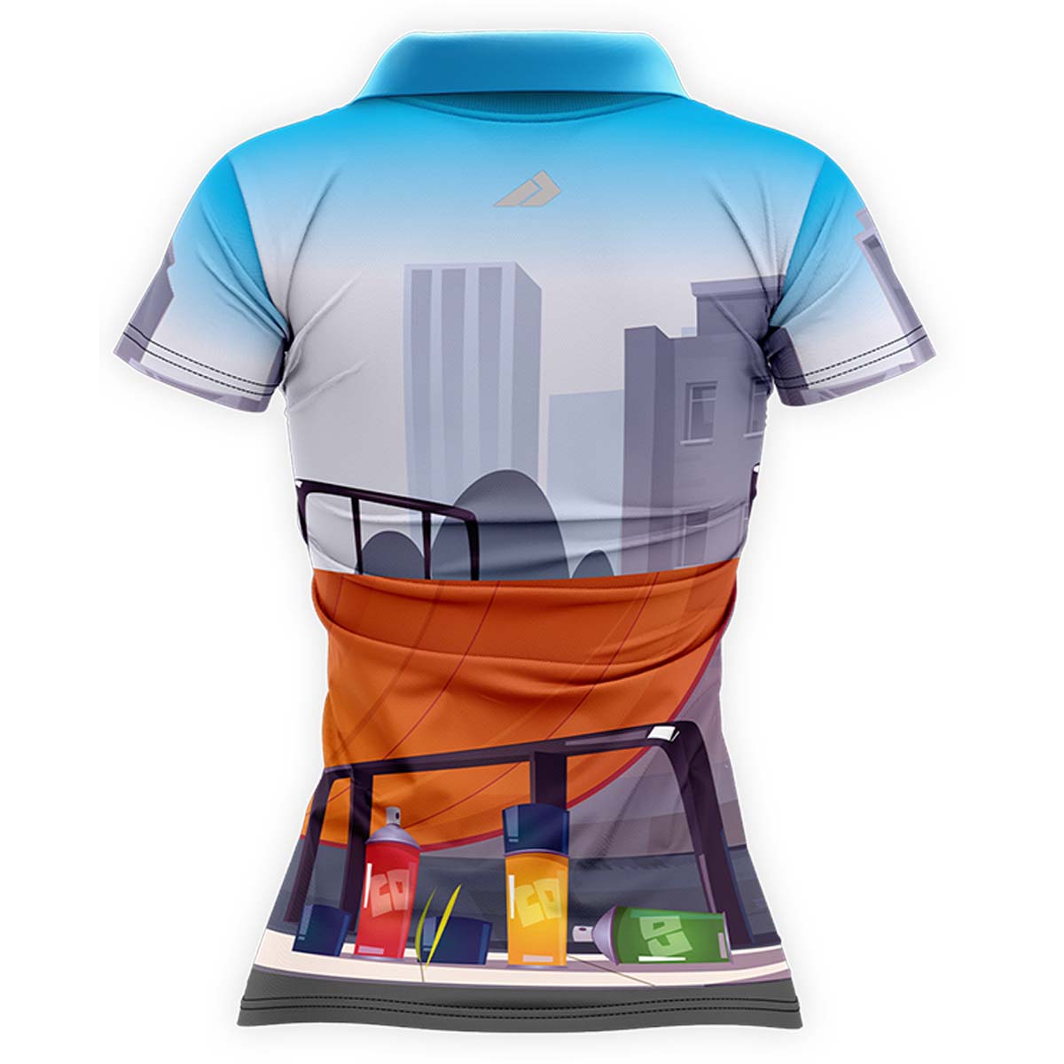 Custom OllieOutlaw Women’s Skateboarding Polo Uniform - Image 2