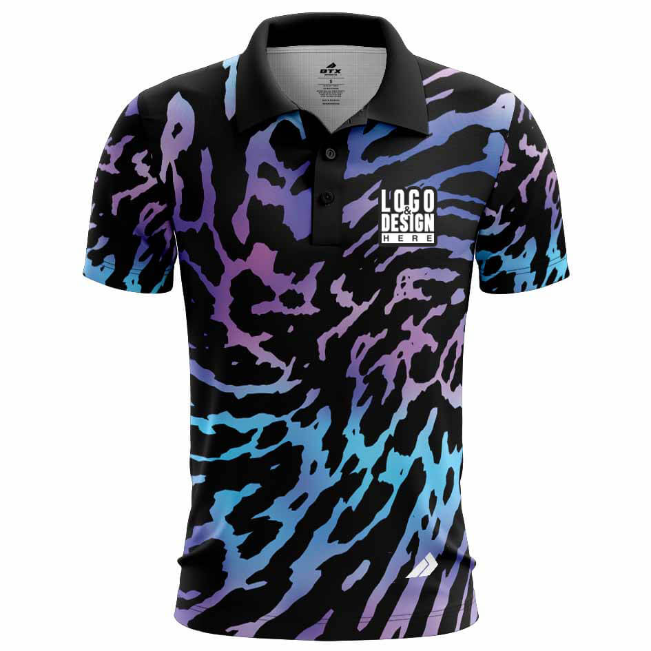 Zebradelic Men’s Polo Shirts