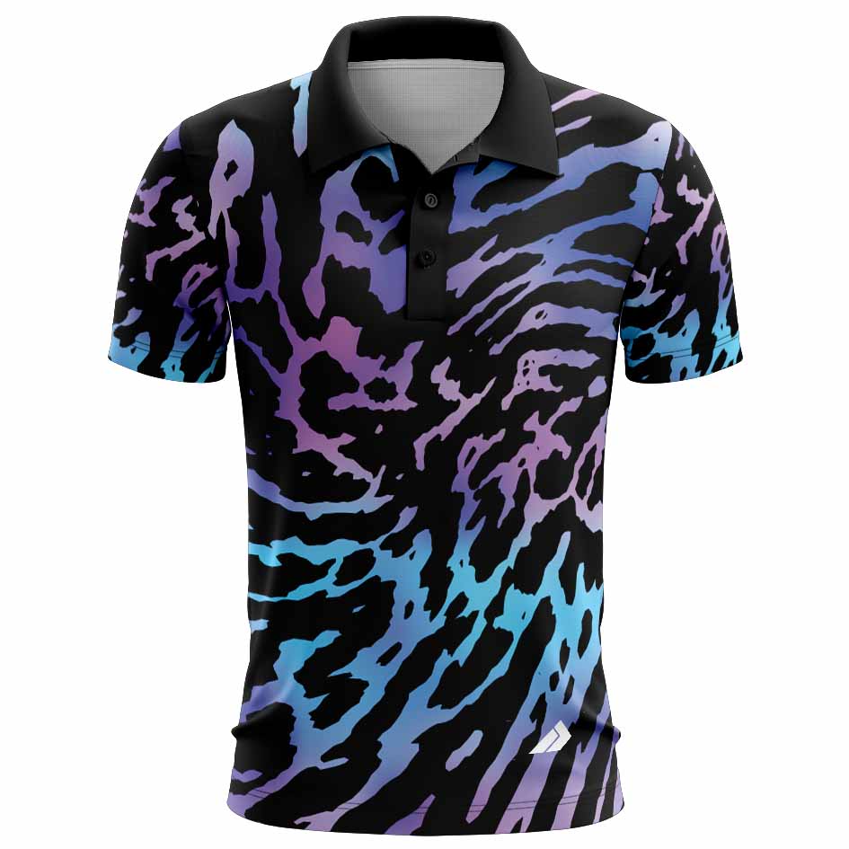 Zebradelic Men’s Polo Shirts - Image 2