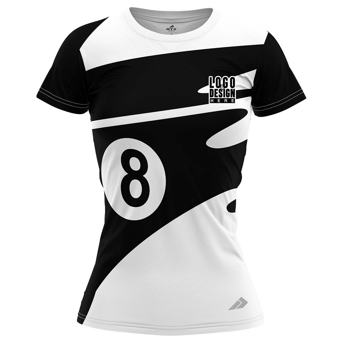 Custom PrecisionPocket Women’s Pool Jersey Uniform
